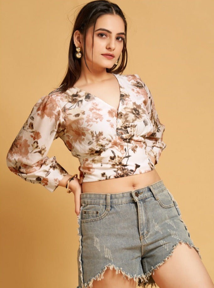 CROP TOP WESTERN WEAR D.NO 110