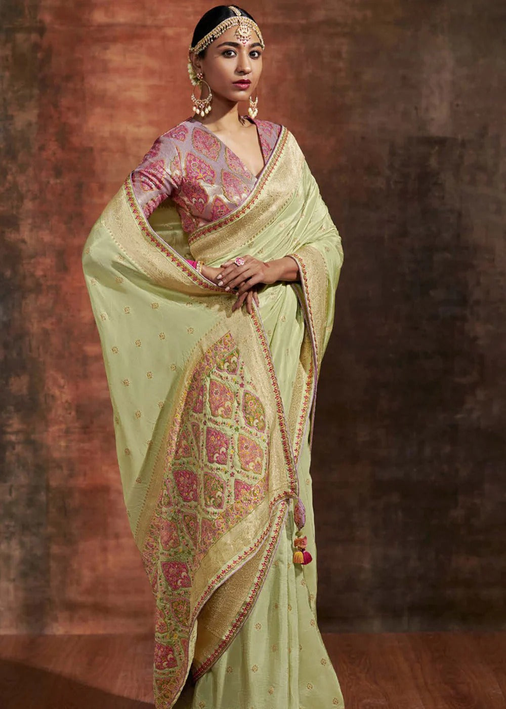 Ranisa Fancy Kashmiri Saree D.No SA-170