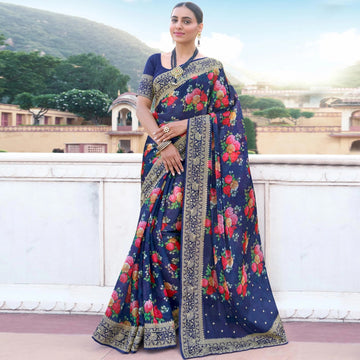 Alyssa Festive Wear Fancy Organza Saree