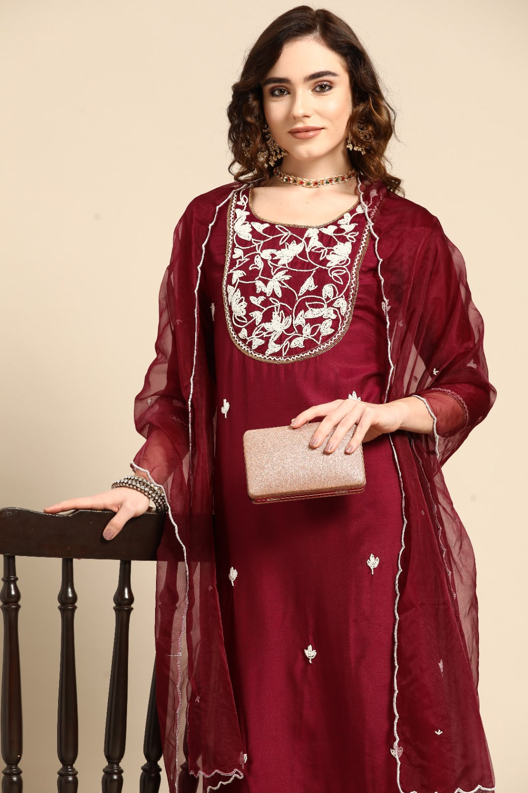 DISHA FESTIVE WEAR KURTI SET D.NO. 46068