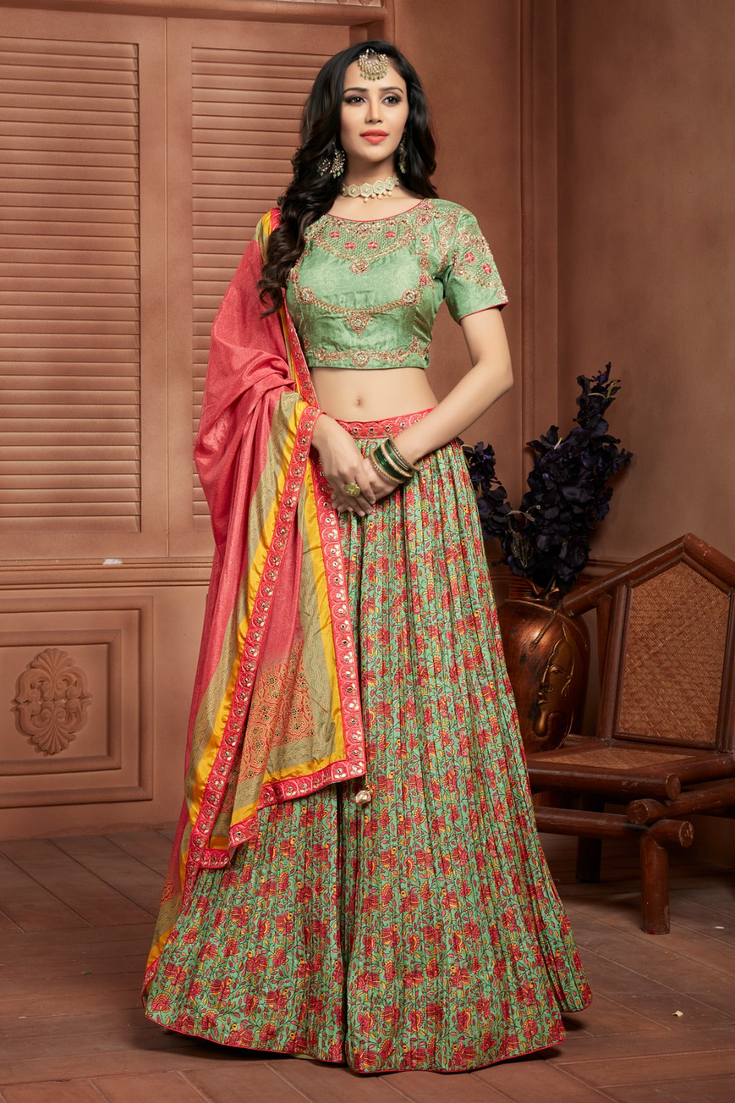 READYMADE CROP TOP LEHENGA D.NO C1987