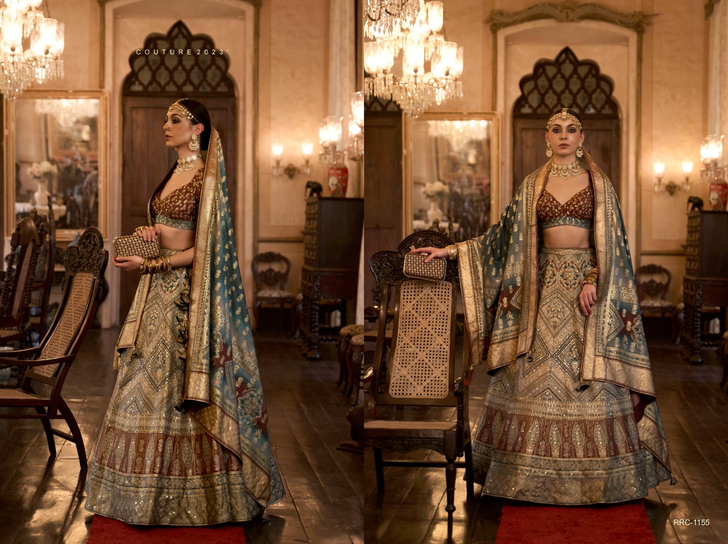 TAJ-MAHAL DESIGNER WEAR LEHENGA D.NO. RRC-1155
