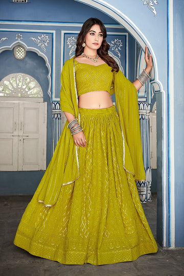 Fancy Occasion Wear Lehenga D.No 1536