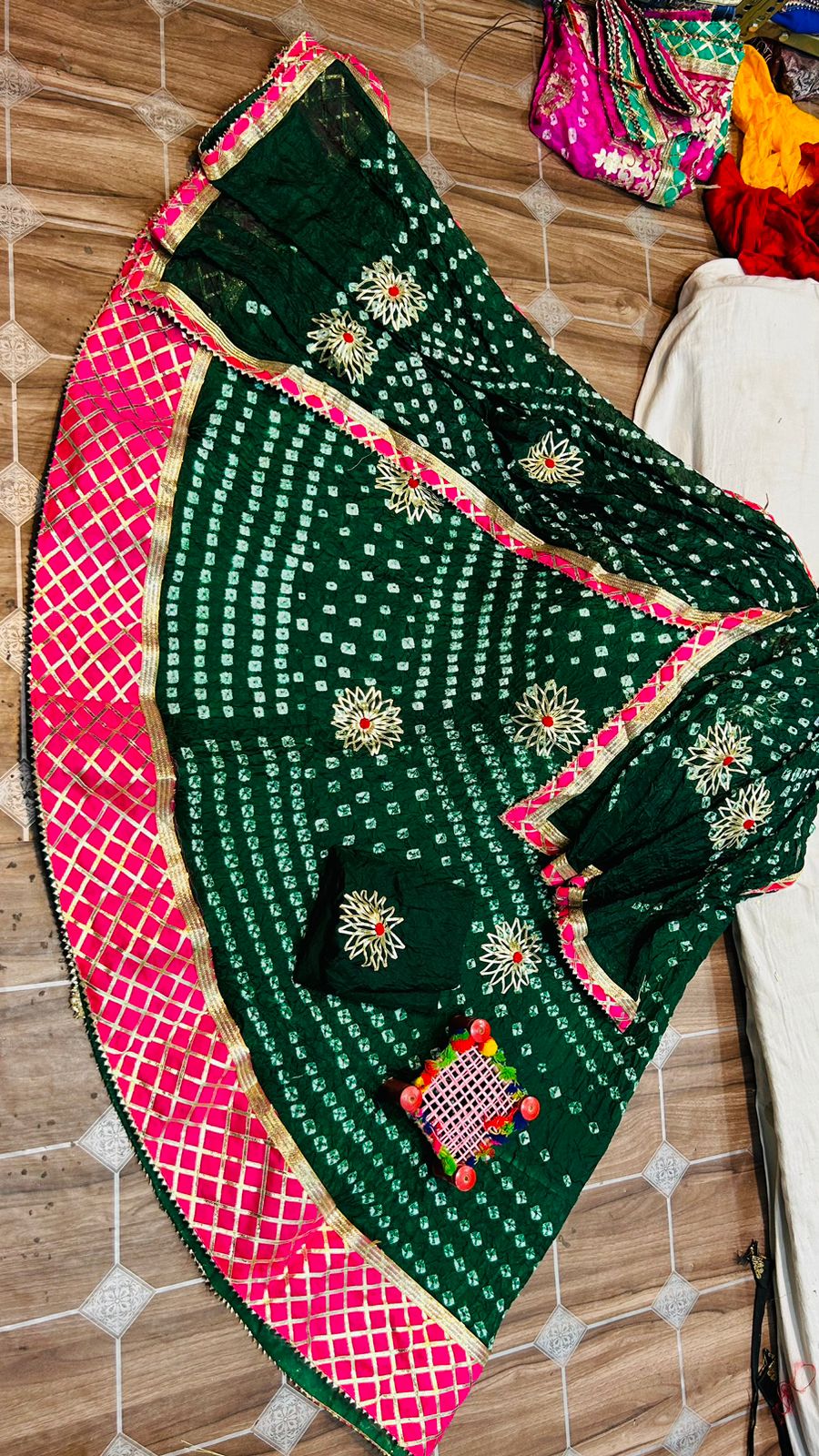 Traditional Jaipuri Silk Lehanga