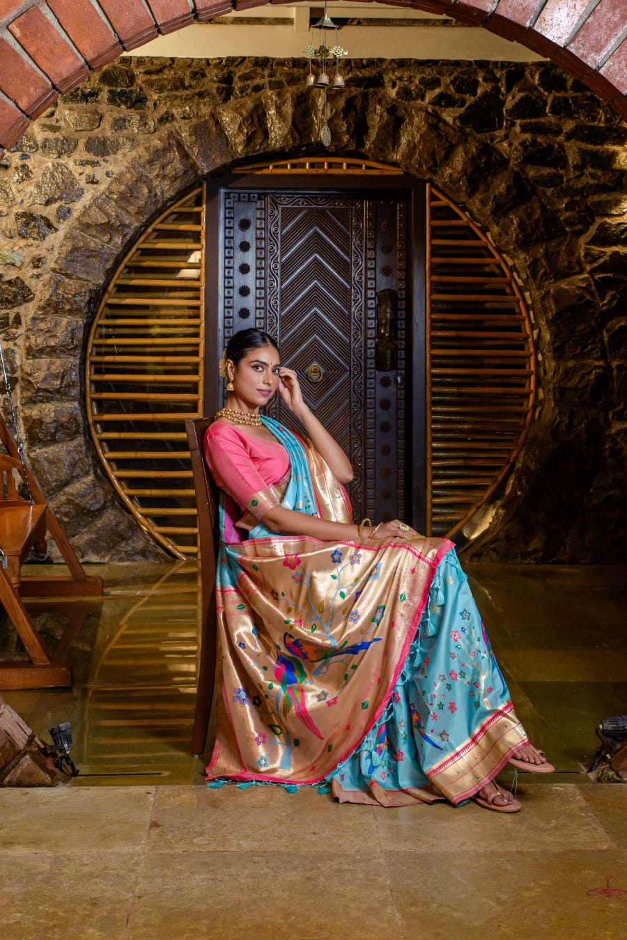 Banarasi Soft Silk Paithani Saree