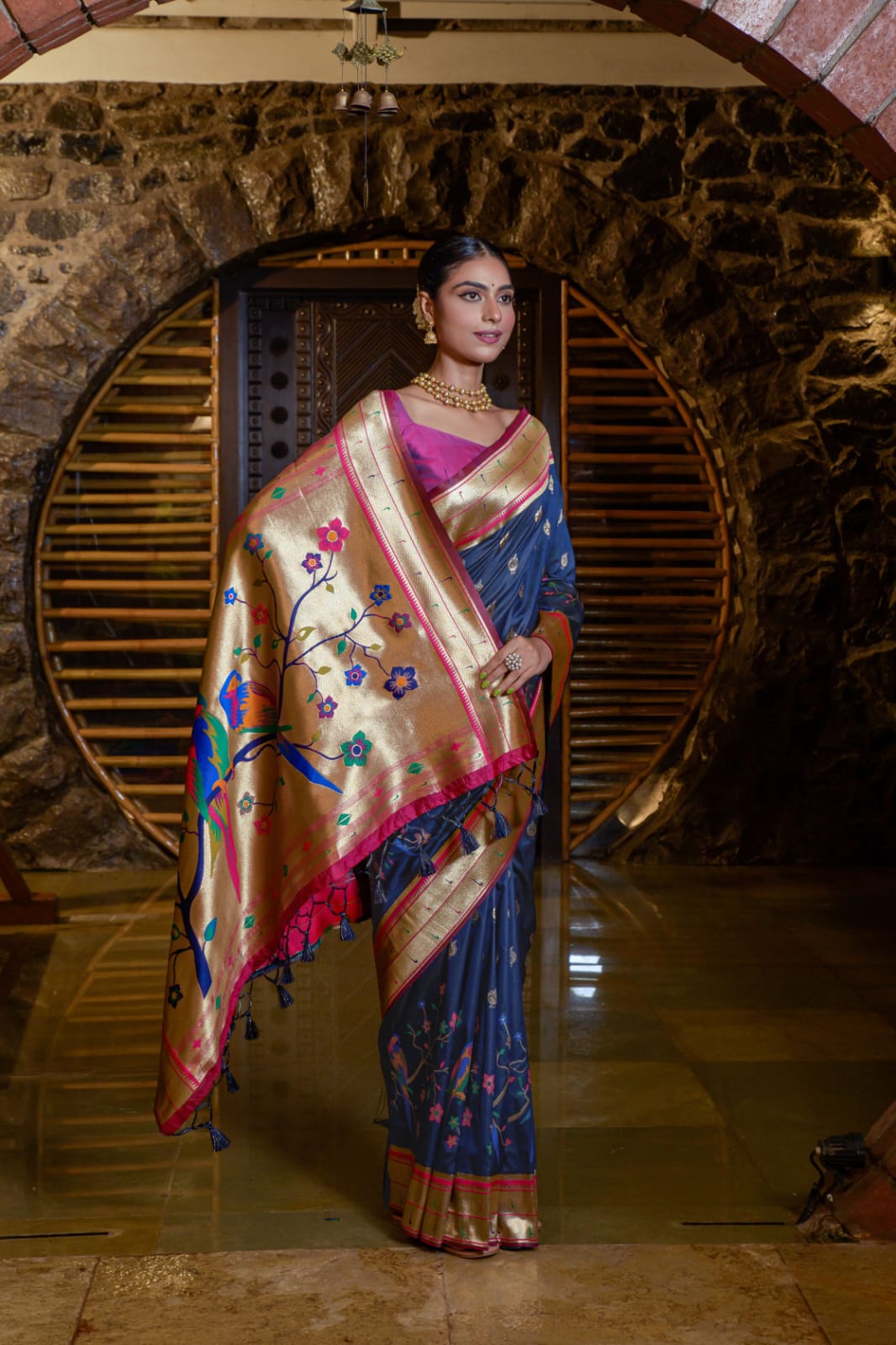 Banarasi Soft Silk Paithani Saree