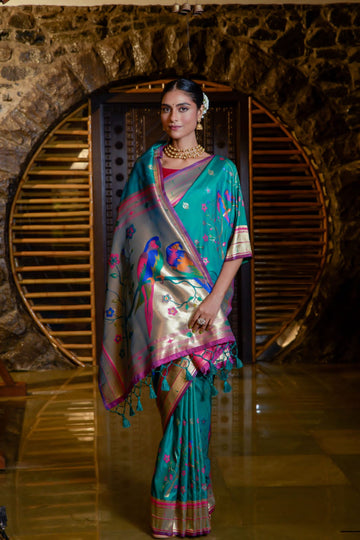 Banarasi Soft Silk Paithani Saree