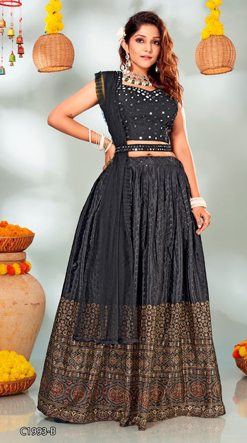 READYMADE CROP TOP LEHENGA D.NO. C1993-B