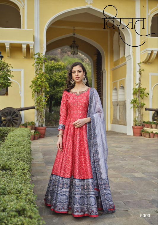 Ratrani Designer Wear Gown D.No. 5003