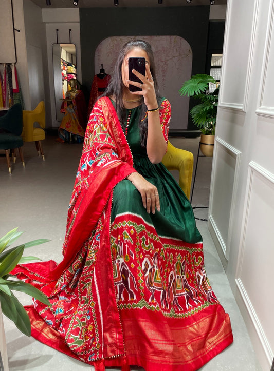Traditional Wear Gown D.No. 5023