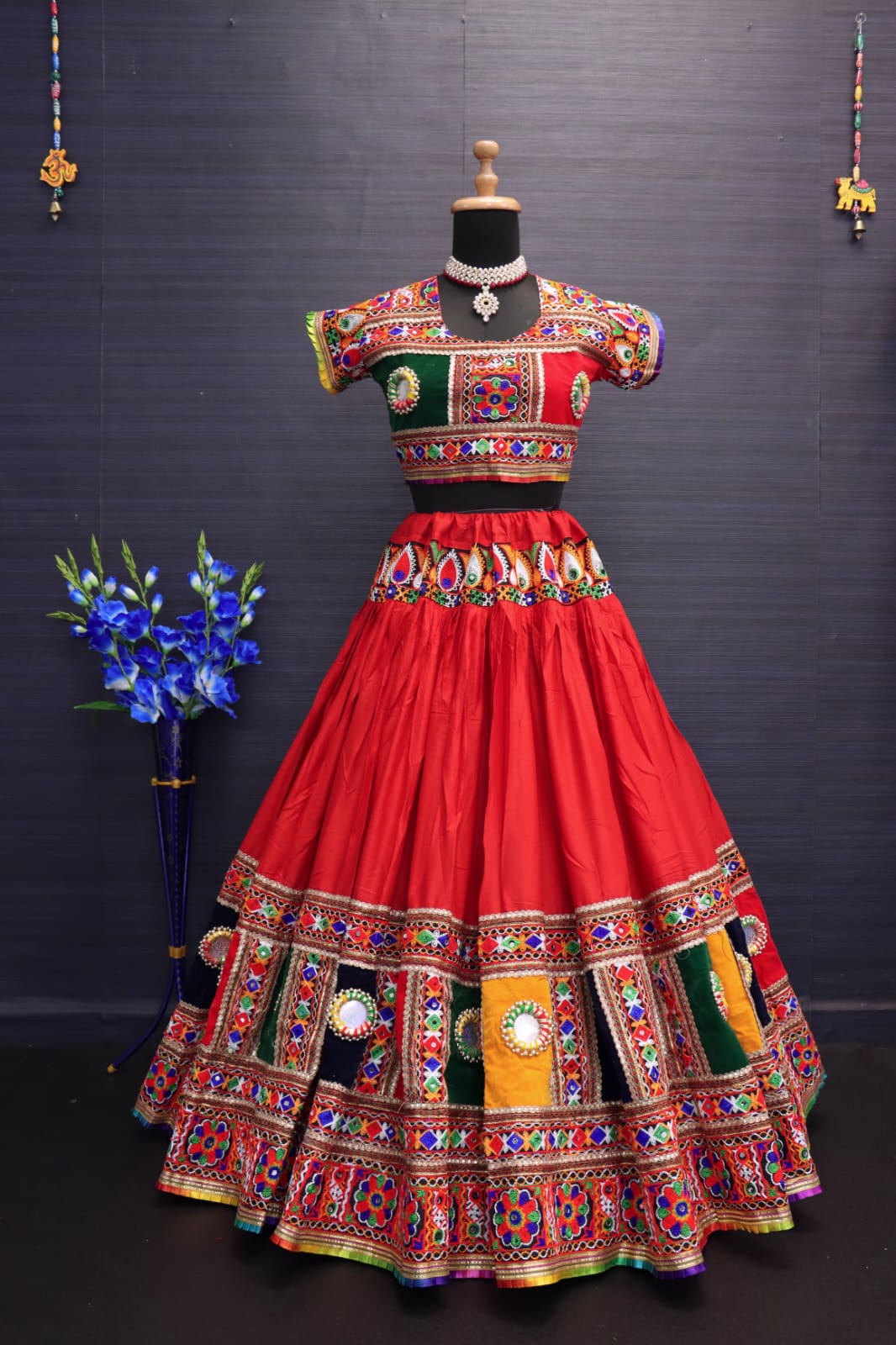 Shop Sequins and Zari Embroidered Designer Lehenga Choli - Gunj Fashion