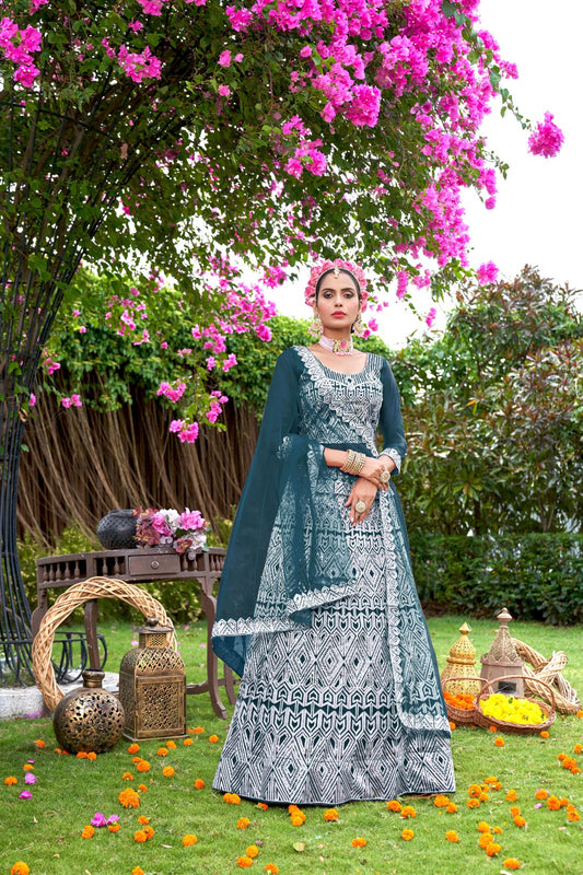 Varni Zeeya Sakshi Designer Partywear Lehenga D.No. 19004