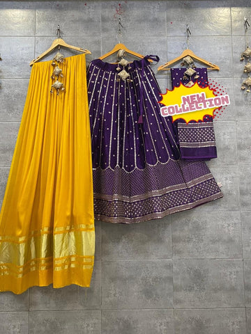 Navratri Wear Gaji Lehenga