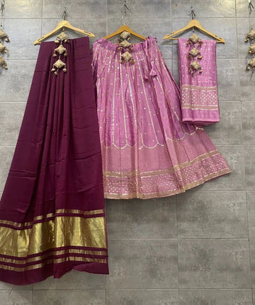 Navratri Wear Gaji Lehenga