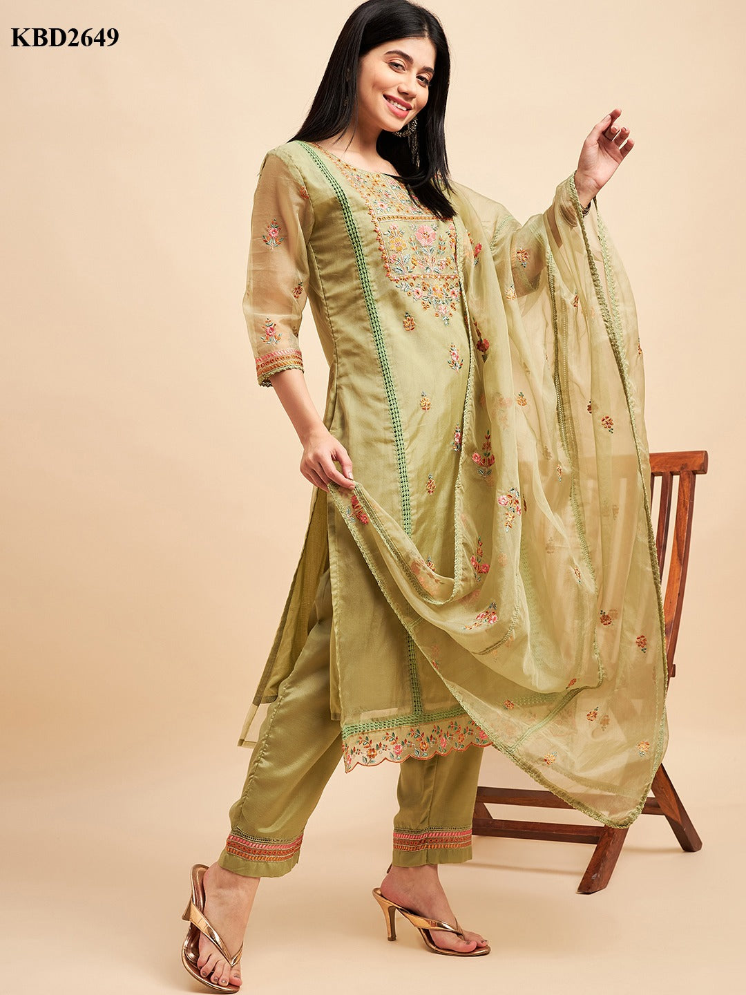 SALIMAR VOL 12 FESTIVE WEAR KURTI D.NO. KBD2649