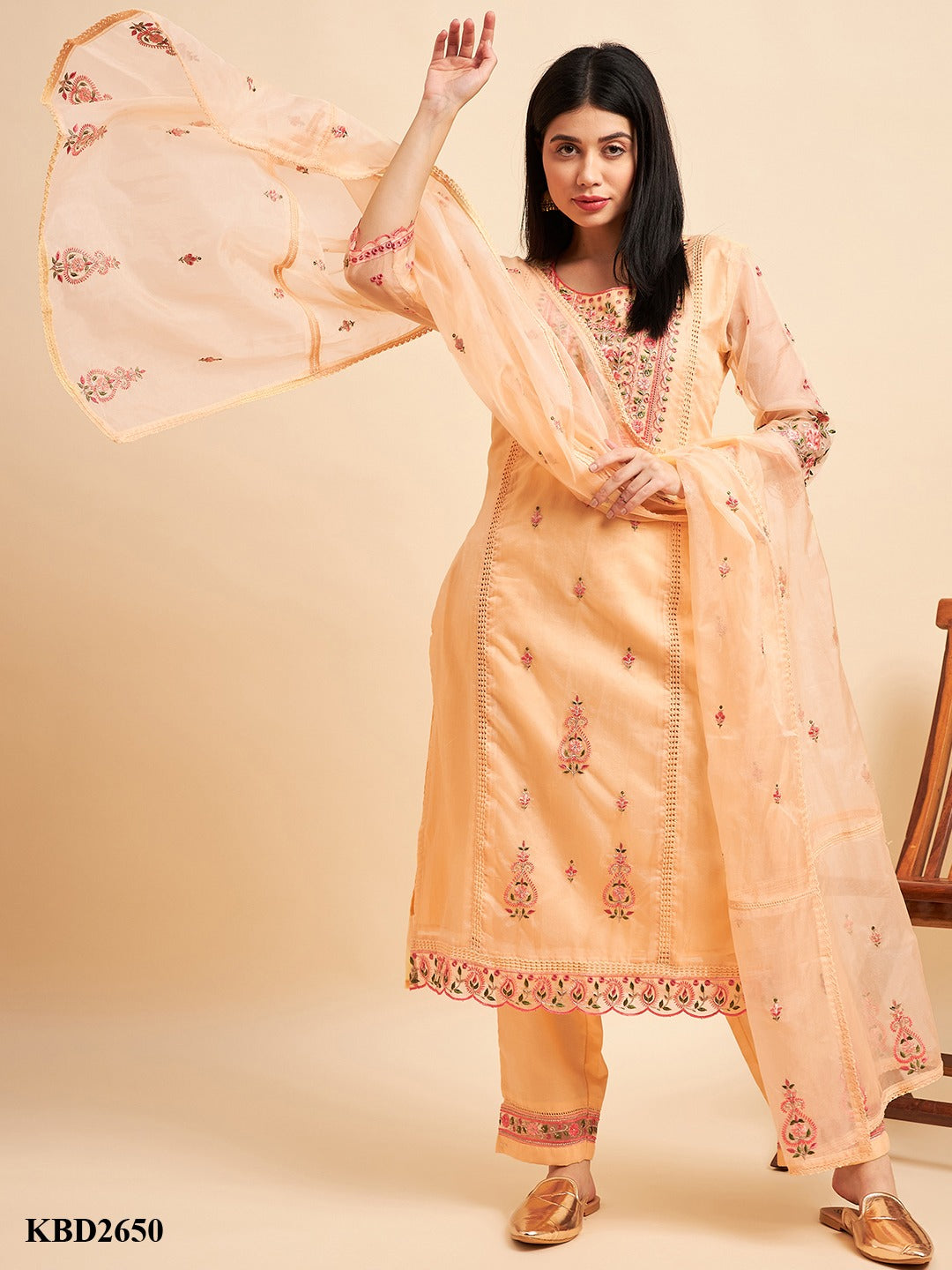 SALIMAR VOL 12 FESTIVE WEAR KURTI D.NO. KBD2650