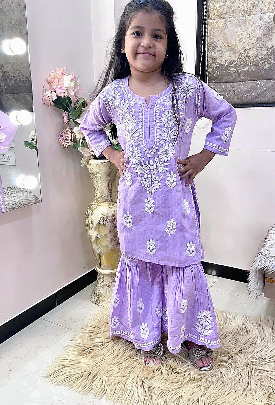 Ready To Wear Sharara Kids Suit D.No. 140