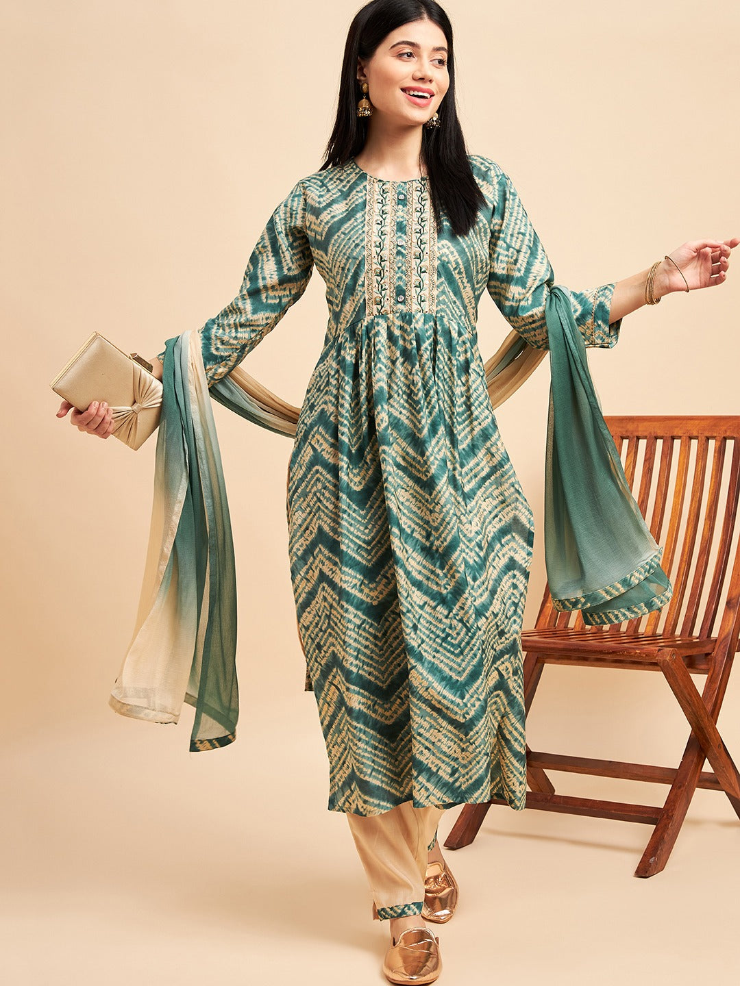 AMINAH FESTIVE WEAR KURTI D.NO. KBD2597