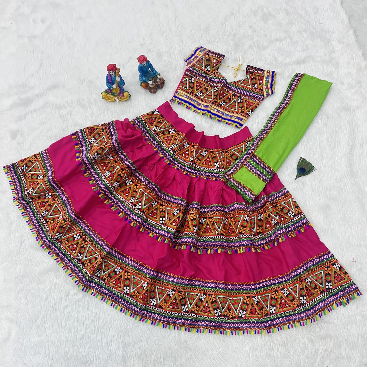 Mahi Navratri Traditional Kids Lehnga