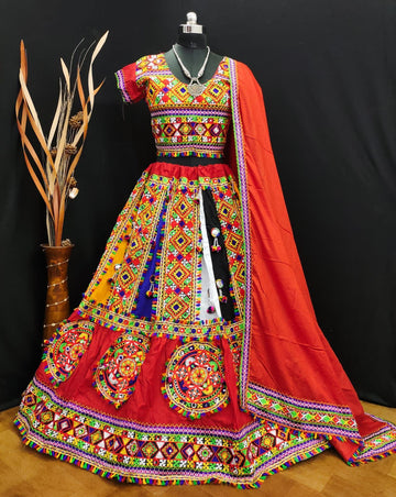 Handmade Gola Navratri Wear Traditional Lehenga