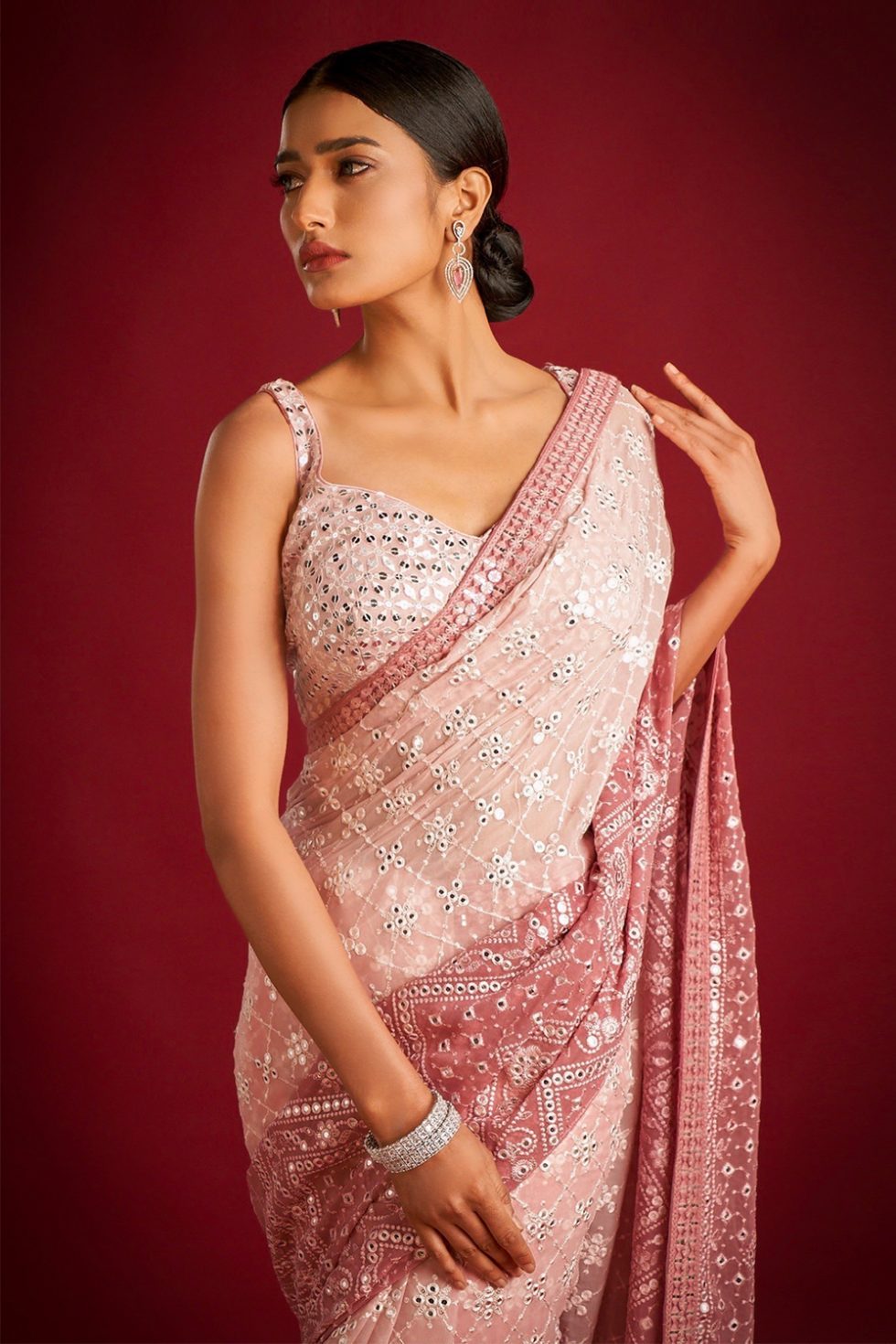 Sequins Saree