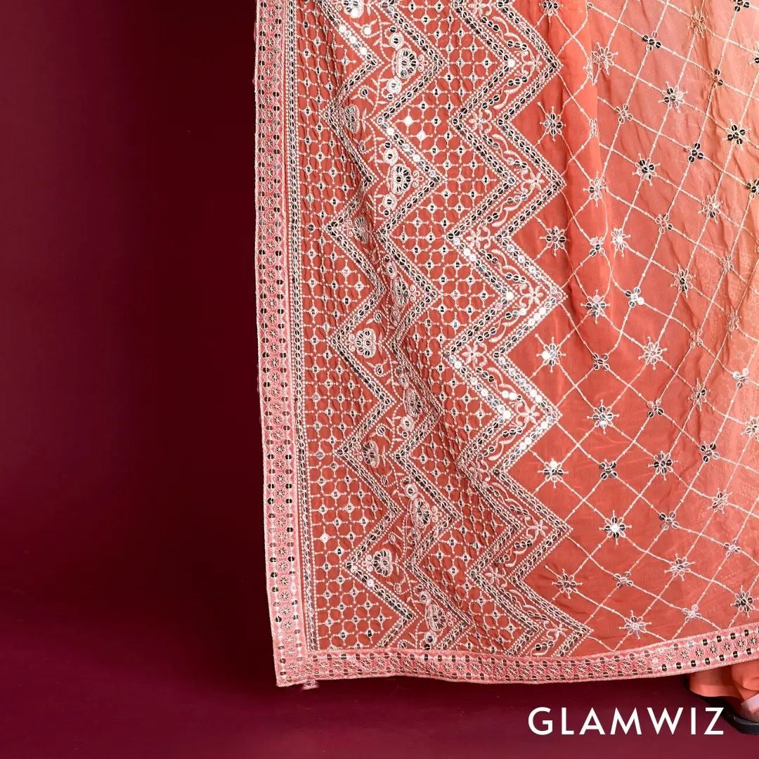 shorts Glamwiz Ready-to-Wear Net Saree