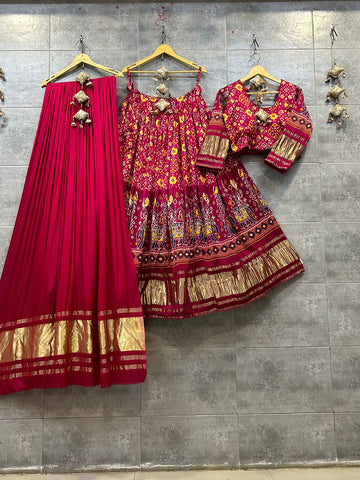 Pure Gaji Lagdi Pallu Chaniya Choli