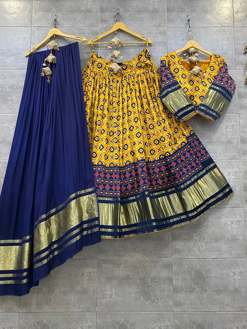 Pure Gaji Lagdi Pallu Chaniya Choli