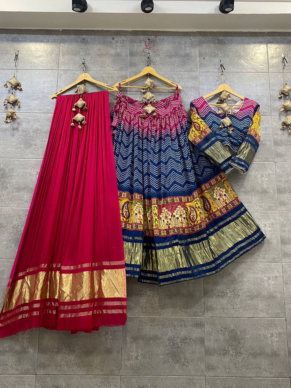 Pure Gaji Lagdi Pallu Chaniya Choli