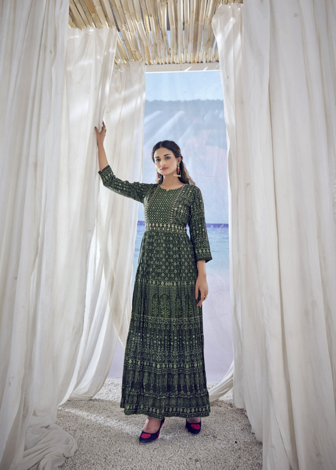 Kig Designer Long Kurti Gown