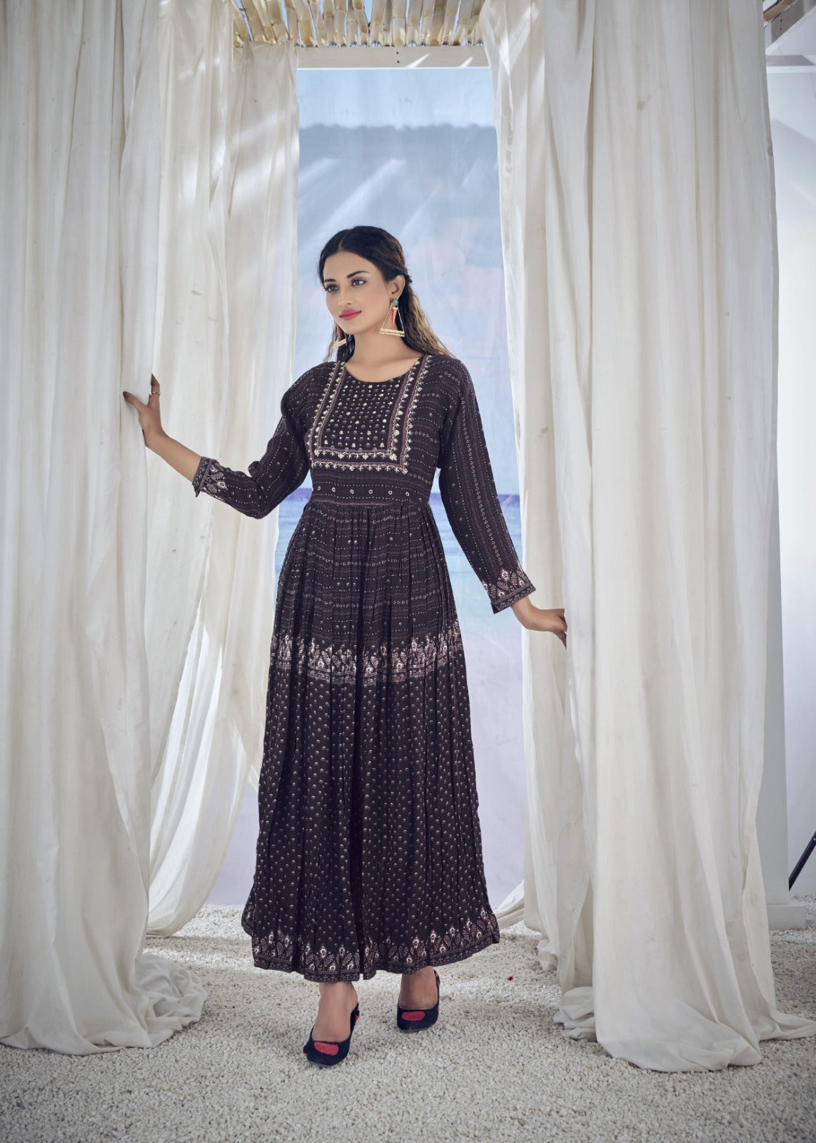 Kig Designer Long Kurti Gown