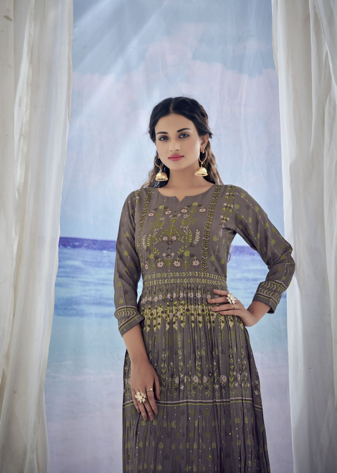 Kig Designer Long Kurti Gown