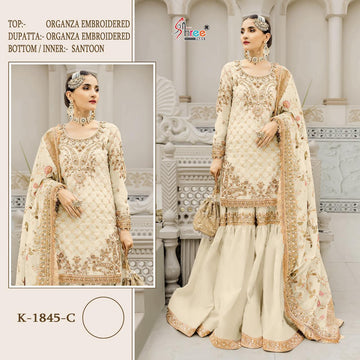 Shree Fab Mariya B Designer Pakistani Suit D.No.K-1845-C