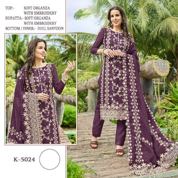 Shree Fab Designer Occasion Wear Pakistani Suit D.No.K-5024-A