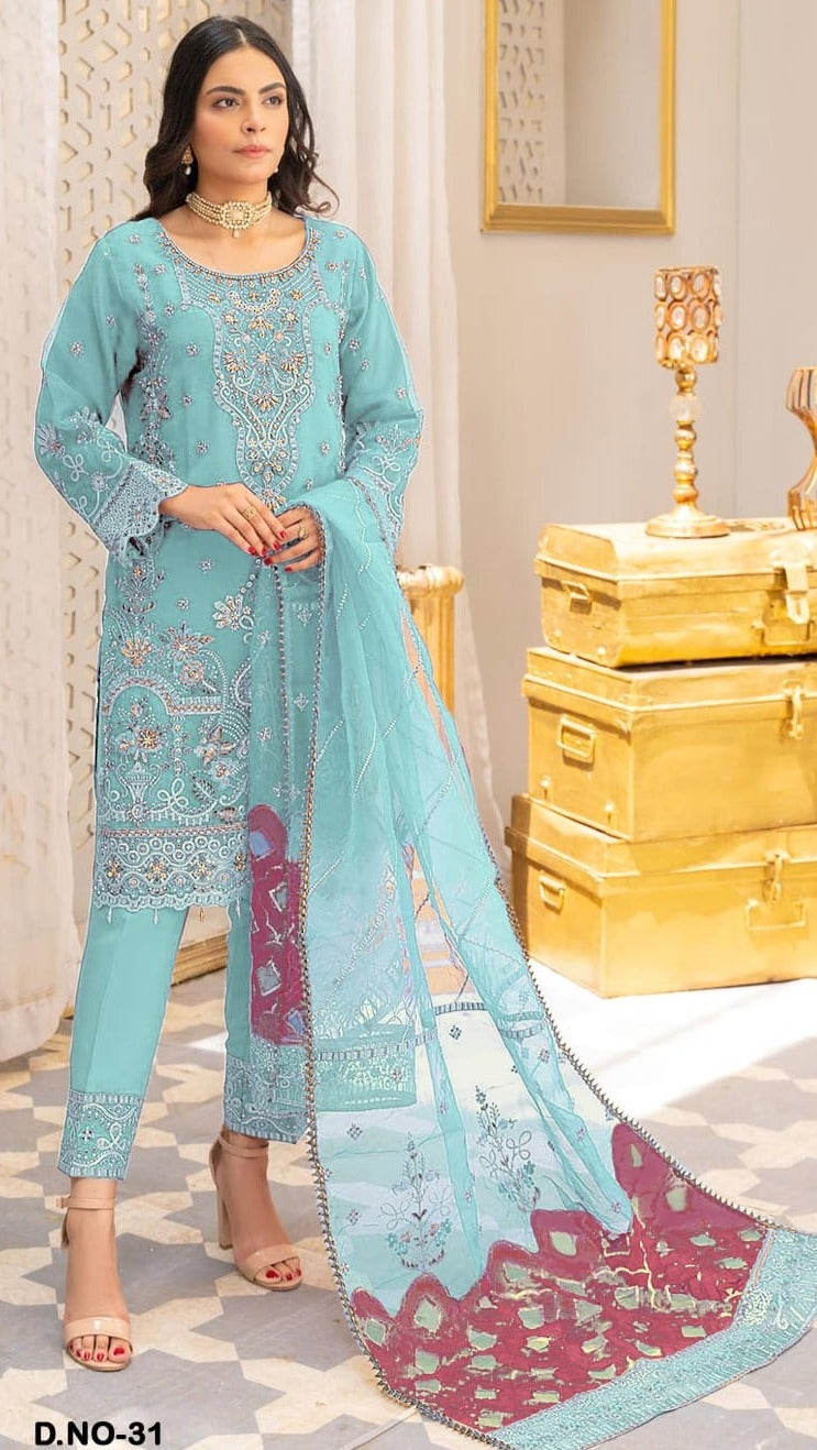 Designer Occasion Wear Pakistani Suit D.No. 31