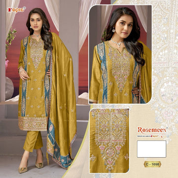 Fepic Rosemeen Designer Pakistani Suit D.No.C-1698-A