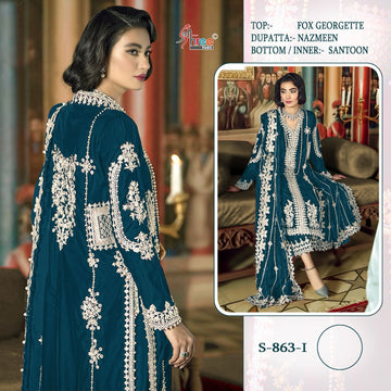 Shree Fab Presents S-863-I Designer Pakistani Suit