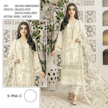 Shree Fab Designer Pakistani Salwar Suit D.No. S-956-C