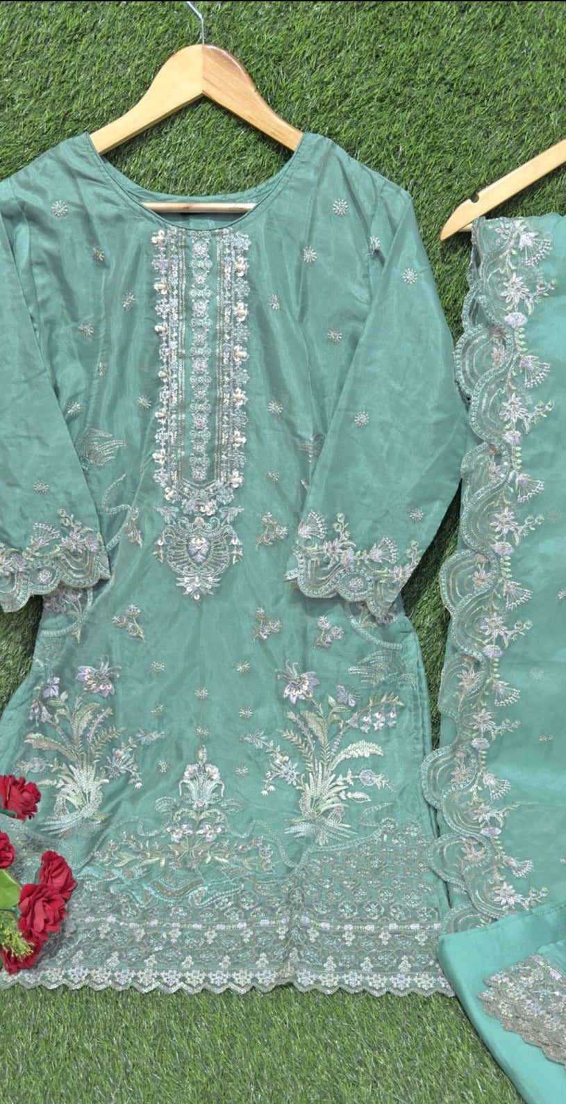 Ramsha Designer Readymade Pakistani Suit D.No.R-1123-B