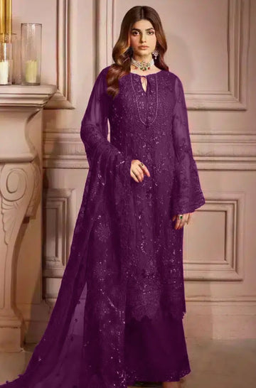 Saniya Trendz Designer Pakistani Suit D.No.7030-C