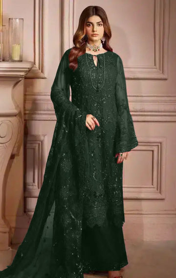 Saniya Trendz Designer Pakistani Suit D.No.7030-D