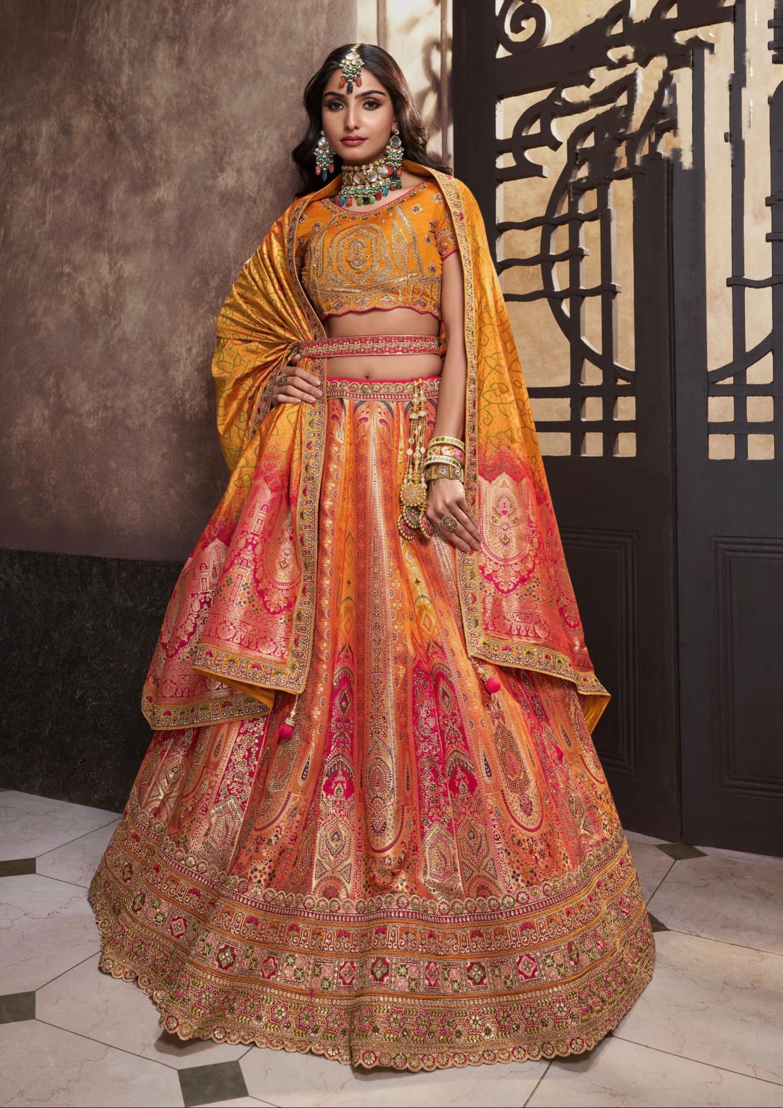 Beautiful Designer Wedding Wear Lehenga Choli