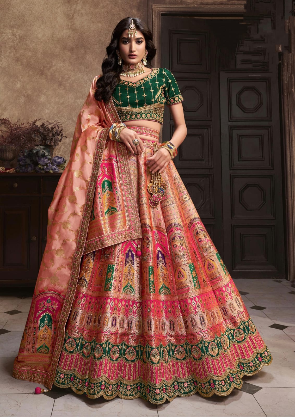 Beautiful Designer Wedding Wear Lehenga Choli