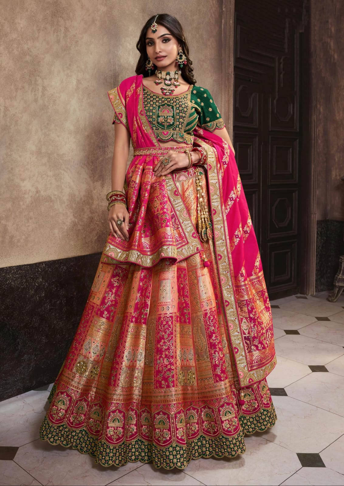 Beautiful Designer Wedding Wear Lehenga Choli