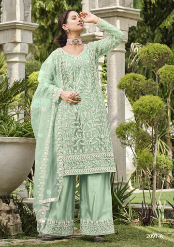 Designer Occasion Wear Pakistani Suit D.No.2091-A