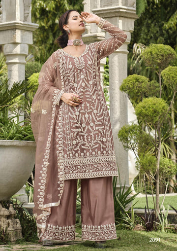 Designer Occasion Wear Pakistani Suit D.No.2091