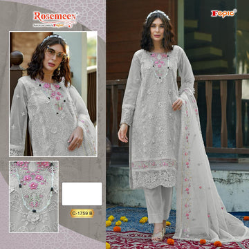 Fepic Rosemeen Designer Pakistani Suit D.No.C-1759-B