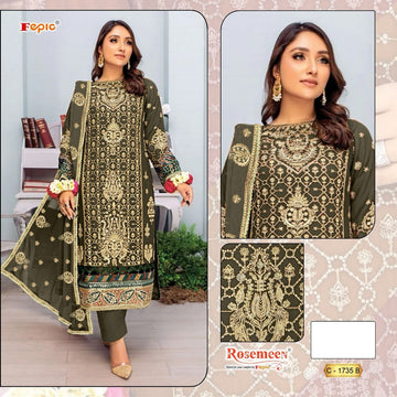 Fepic Rosemeen Designer Pakistani Suit D.No.C-1735-B