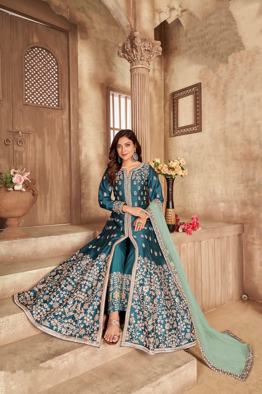 Designer Wedding Wear Latest Anarkali Salwar Suit