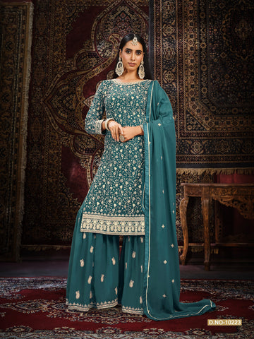 Designer Occasion Wear Latest Punjabi Style Suit